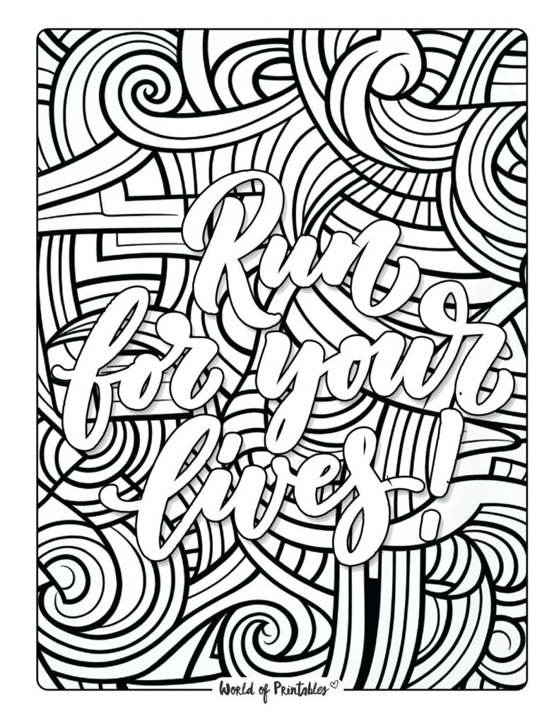 Quote Coloring Pages - World of Printables