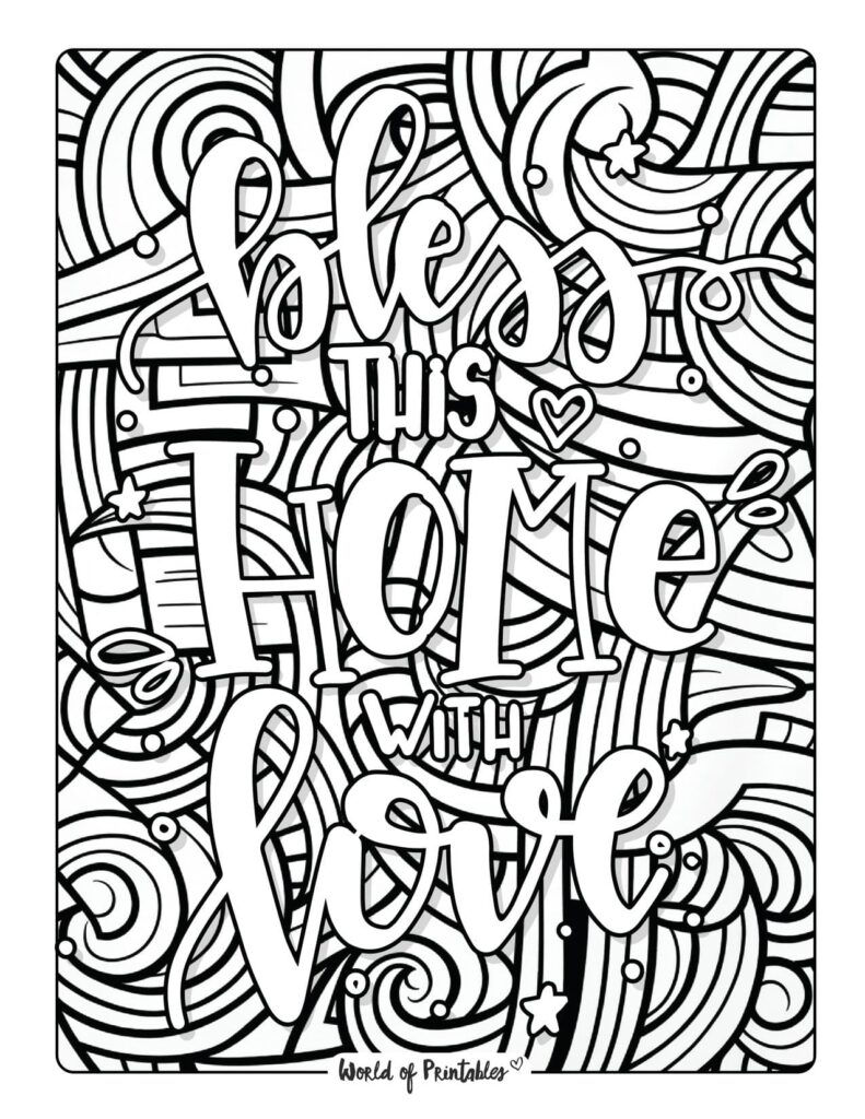 Quote Coloring Pages - World of Printables