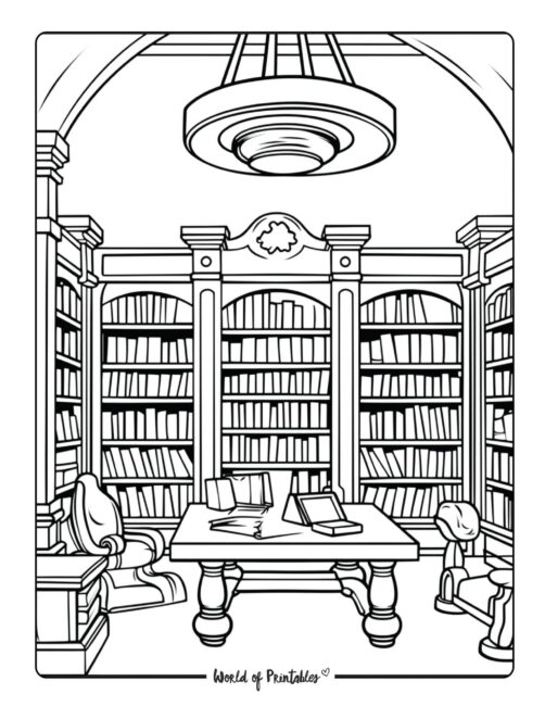 Room Coloring Page 17