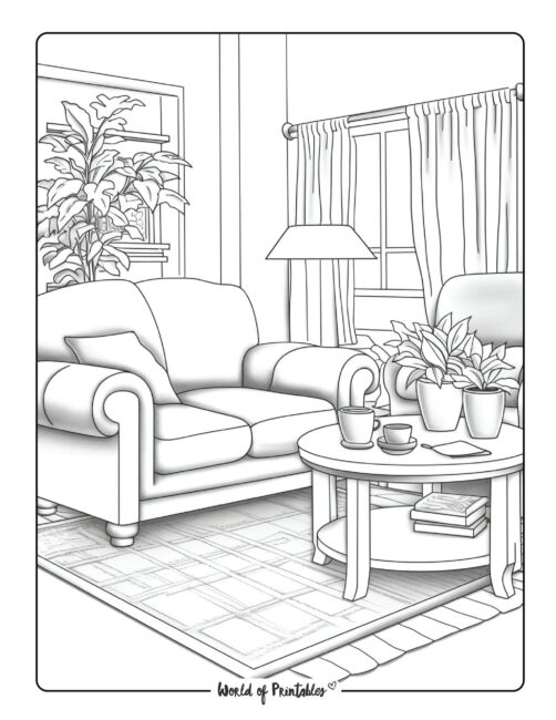 Room Coloring Page 26