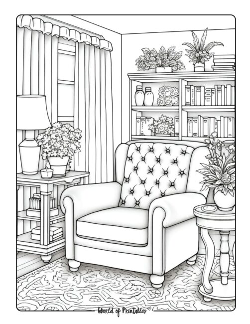 Room Coloring Page 31