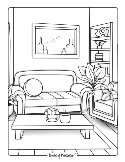 Room Coloring Page 41