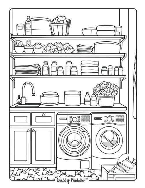 Room Coloring Page 44