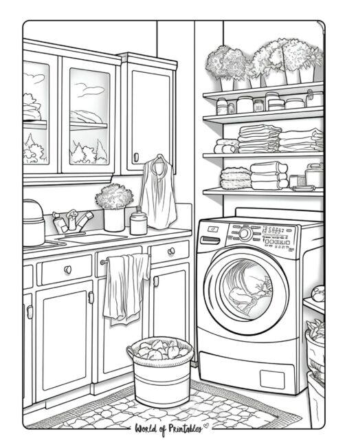 Room Coloring Page 46