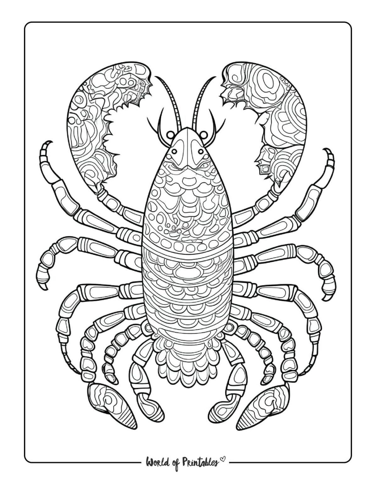 Sea Animal Coloring Pages For Kids & Adults - World of Printables