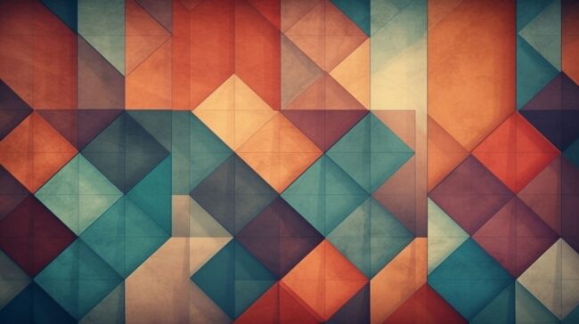 Soft Geometric Abstract Wallpaper