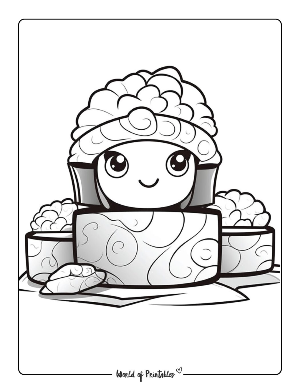 Food Coloring Pages World of Printables Food Coloring Pages World of Printables