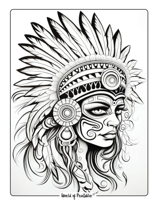 Tattoo Coloring Page 14