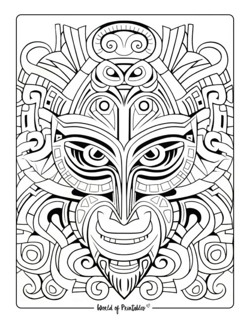 Tattoo Coloring Page 15