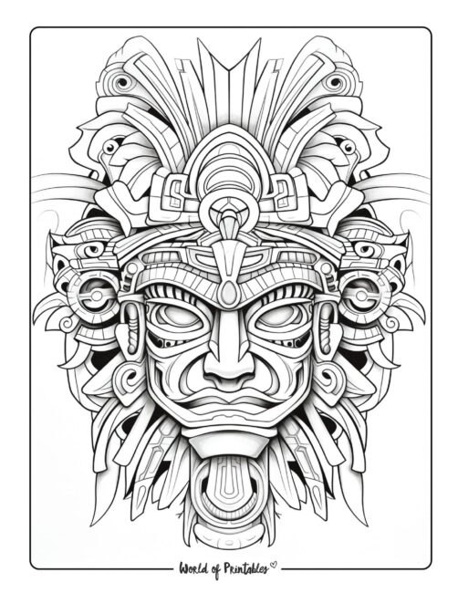 Tattoo Coloring Page 16
