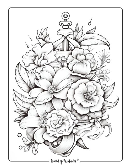 Tattoo Coloring Page 30