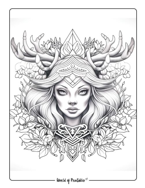 Tattoo Coloring Page 46