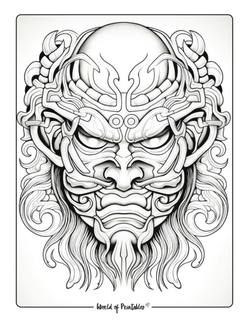 Tattoo Coloring Page 51