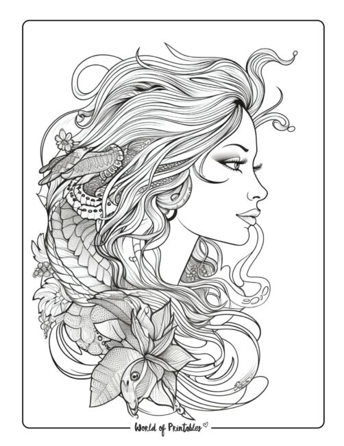 Tattoo Coloring Page 54