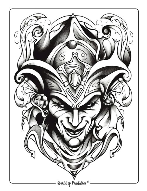 Tattoo Coloring Page 57