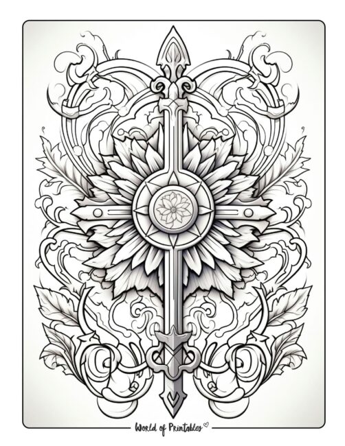 Tattoo Coloring Page 62
