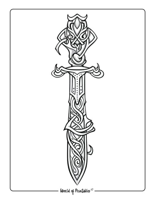 Tattoo Coloring Page 65