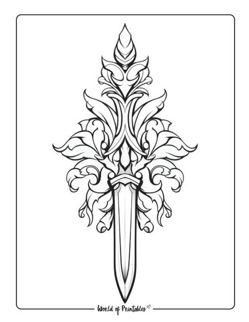 Tattoo Coloring Page 66