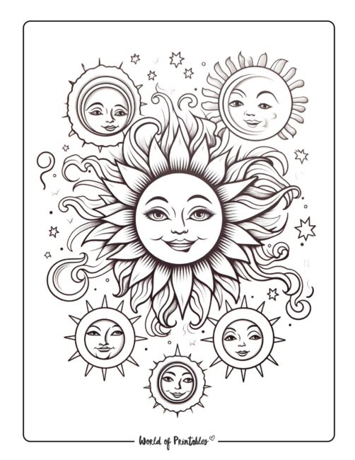 Tattoo Coloring Page 8