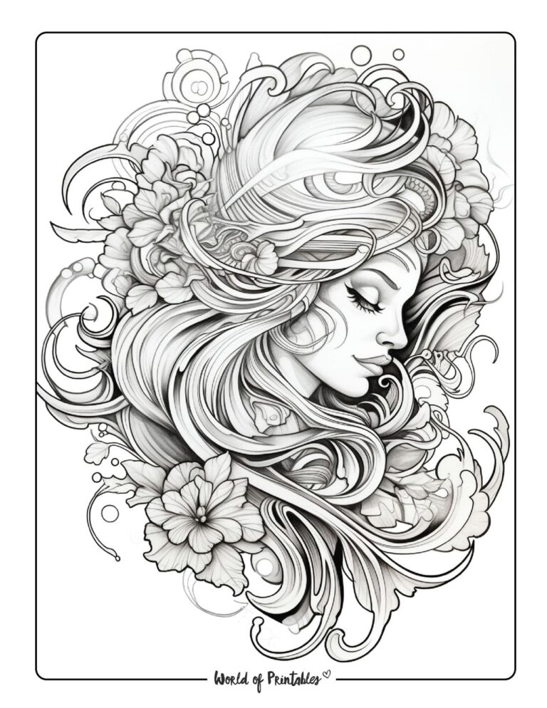 Tattoo Coloring Pages - World of Printables