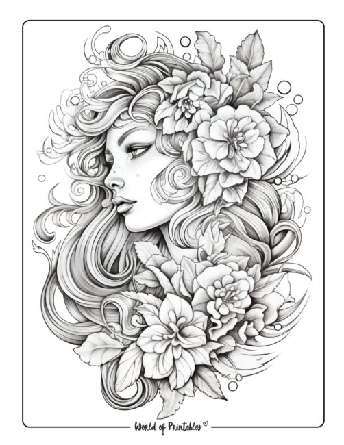 Tattoo Coloring Page 81