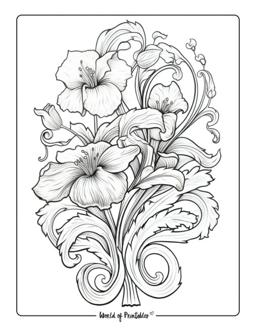 Tattoo Coloring Page 9