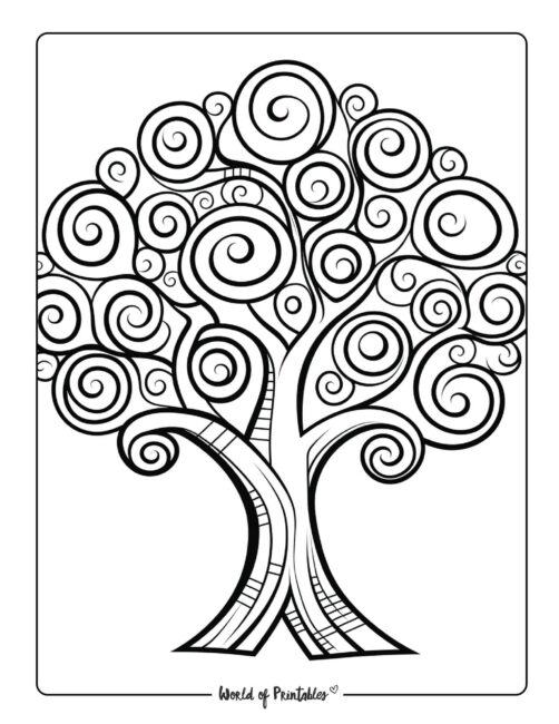 Tree Coloring Page 30