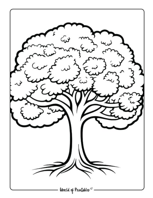 Tree Coloring Page 74
