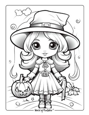 Witch Coloring Pages For Kids & Adults - World of Printables