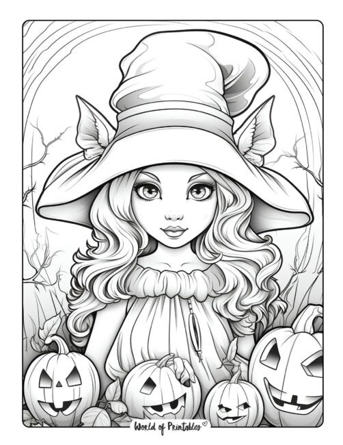 Witch Coloring Page 40