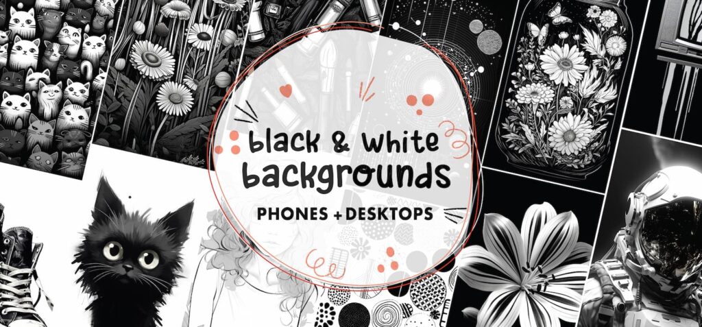 black and white backgrounds