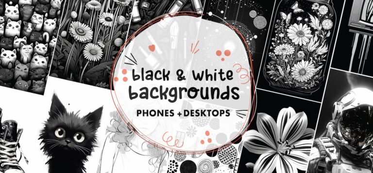 90+ Black and White Backgrounds - World of Printables