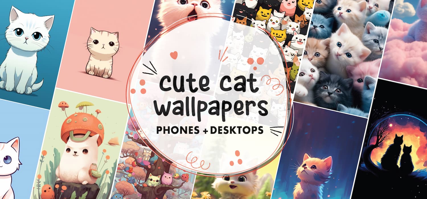 Cute Cat Wallpapers - World Of Printables