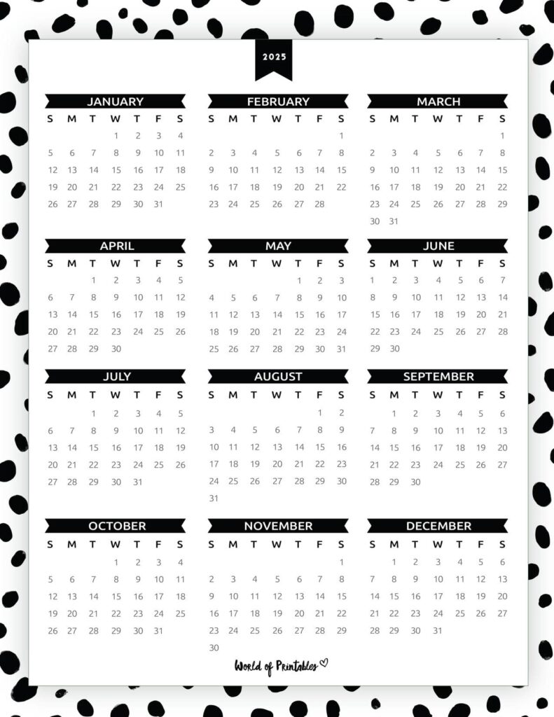 2025 Year Calendar 39