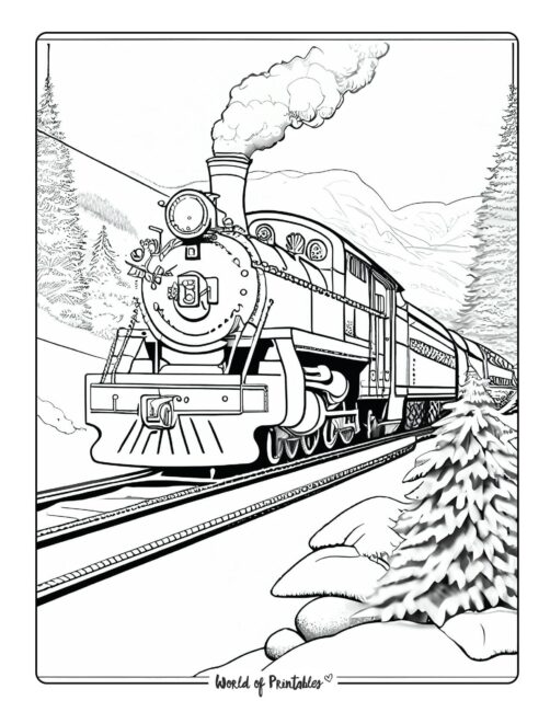 Adult Christmas Coloring Book-15