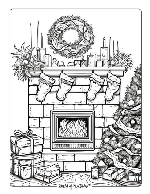 Adult Christmas Coloring Book-30