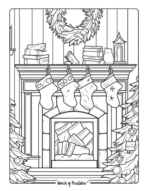 Adult Christmas Coloring Book-33