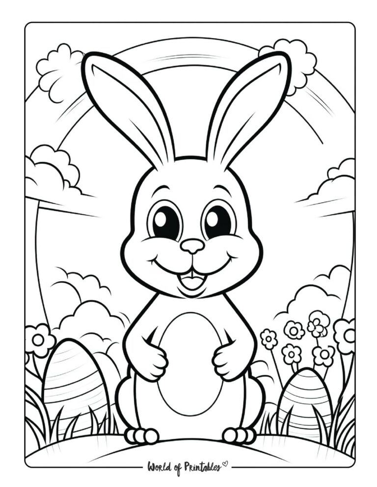 150 Free Printable Easter Coloring Pages For Kids &amp; Adults - World of ...