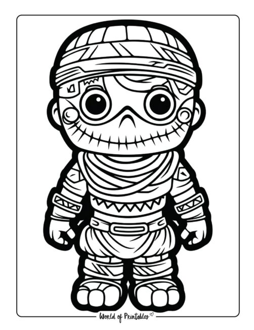 Adult Halloween Coloring Page 10