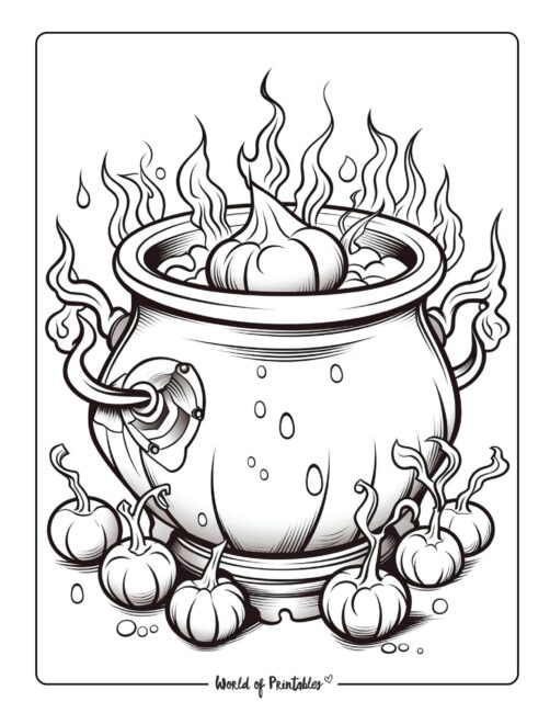 Adult Halloween Coloring Page 20