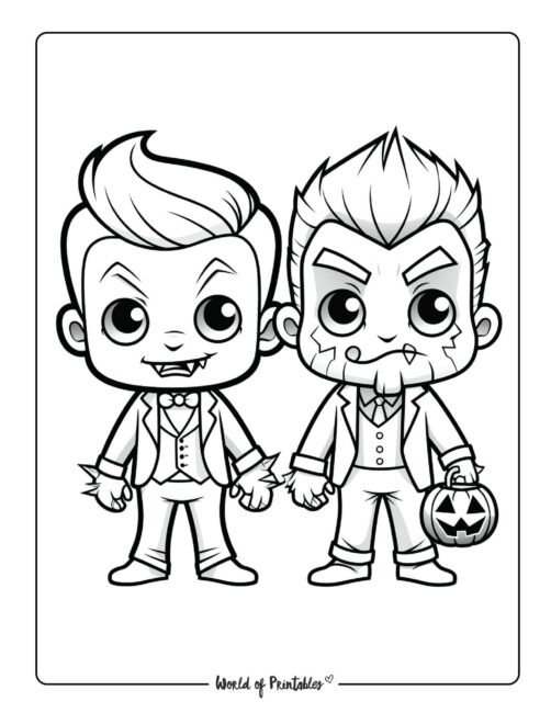 Adult Halloween Coloring Page 34