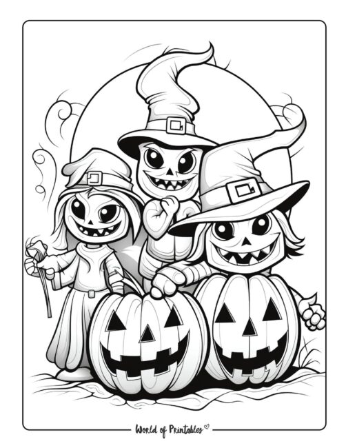 Adult Halloween Coloring Page 37