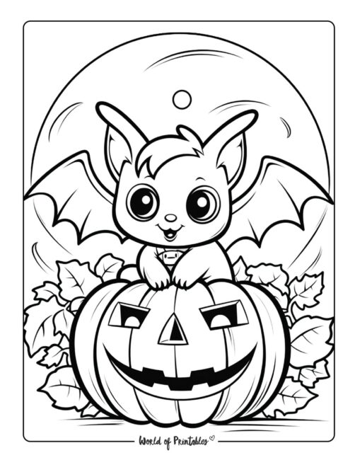 Adult Halloween Coloring Page 50
