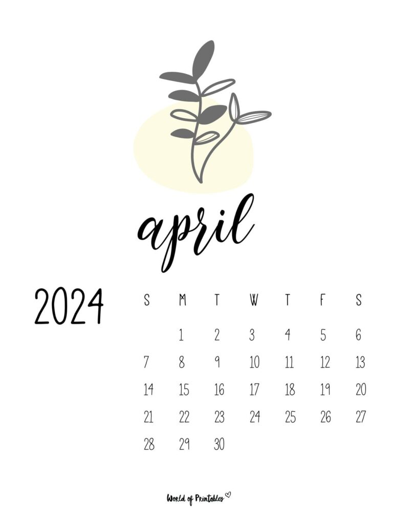 Free Printable Calendars For 2021 & 2022 - World of Printables