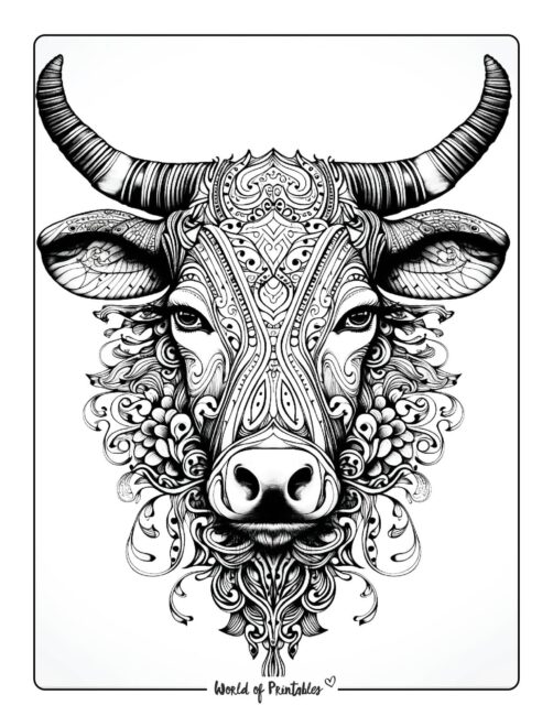 Cow Coloring Page 28