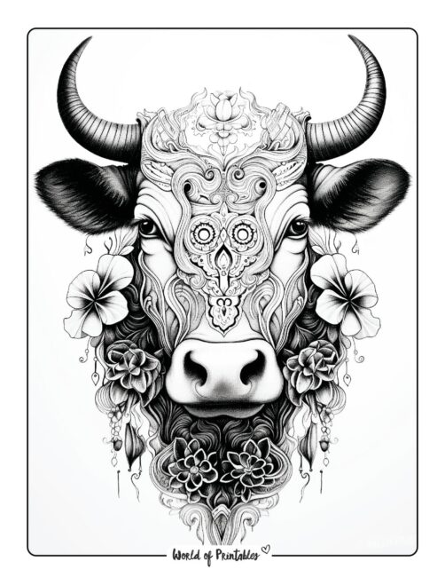 Cow Coloring Page 29