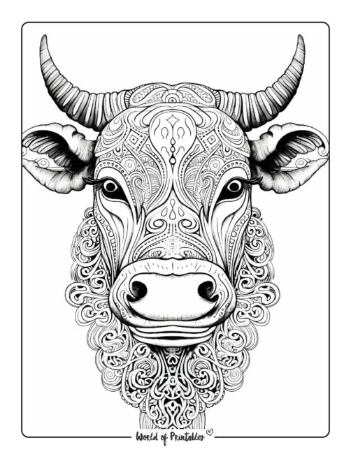 Cow Coloring Page 32