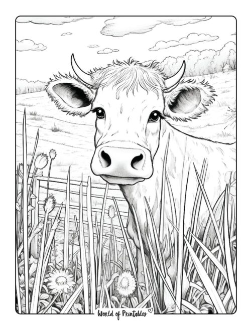 Cow Coloring Page 36