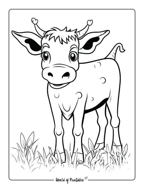 Cow Coloring Page 37