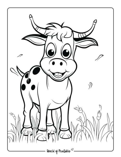 Cow Coloring Page 40